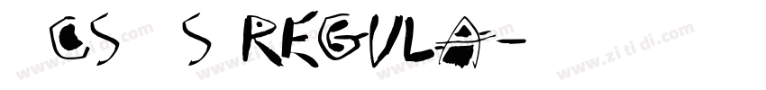 文鼎CS行楷繁S Regula字体转换